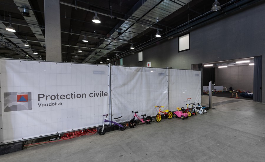 Centre d'accueil de Beaulieu pour personnes en quête de protection (Crédit photo : M. Trotta / PML-SPSL) 