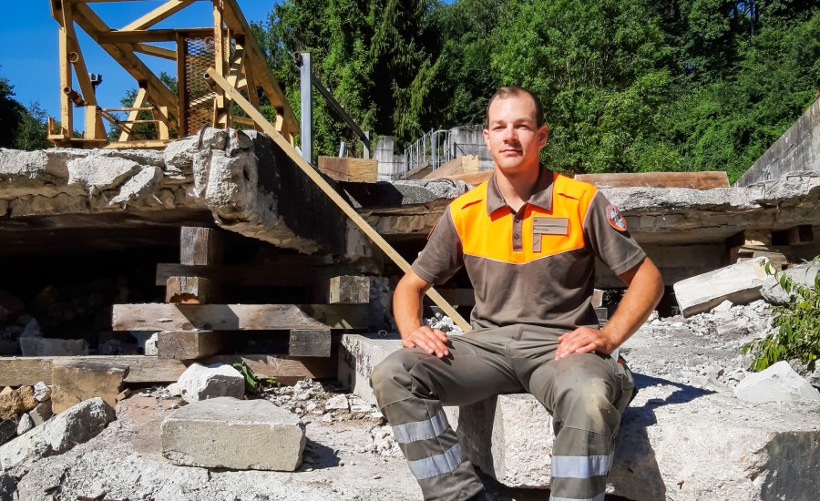 Misaël a effectué son stage pratique de chef de groupe lors de l'EFB de juillet 2022.